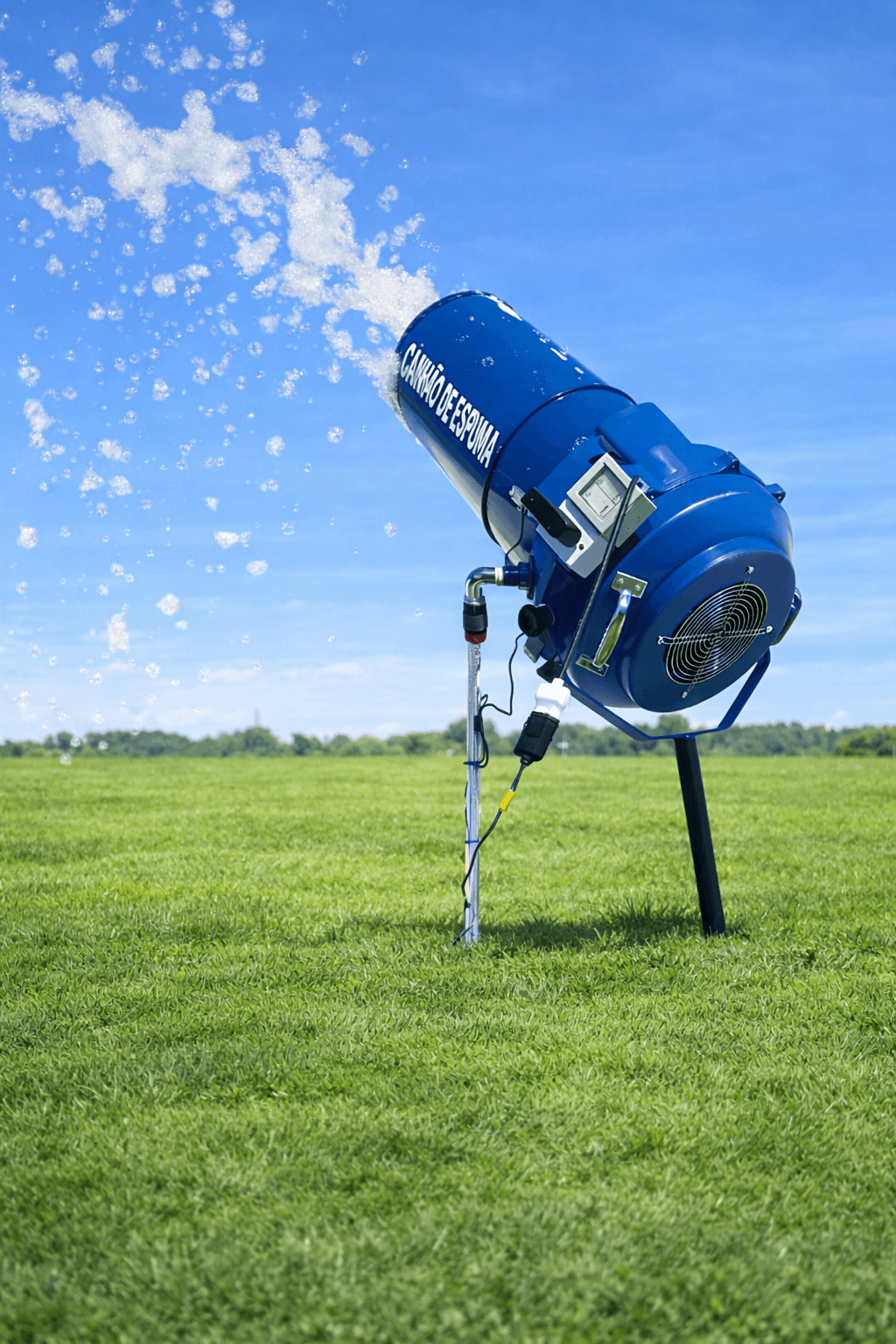 Canhão de espuma para festa na piscina e eventos