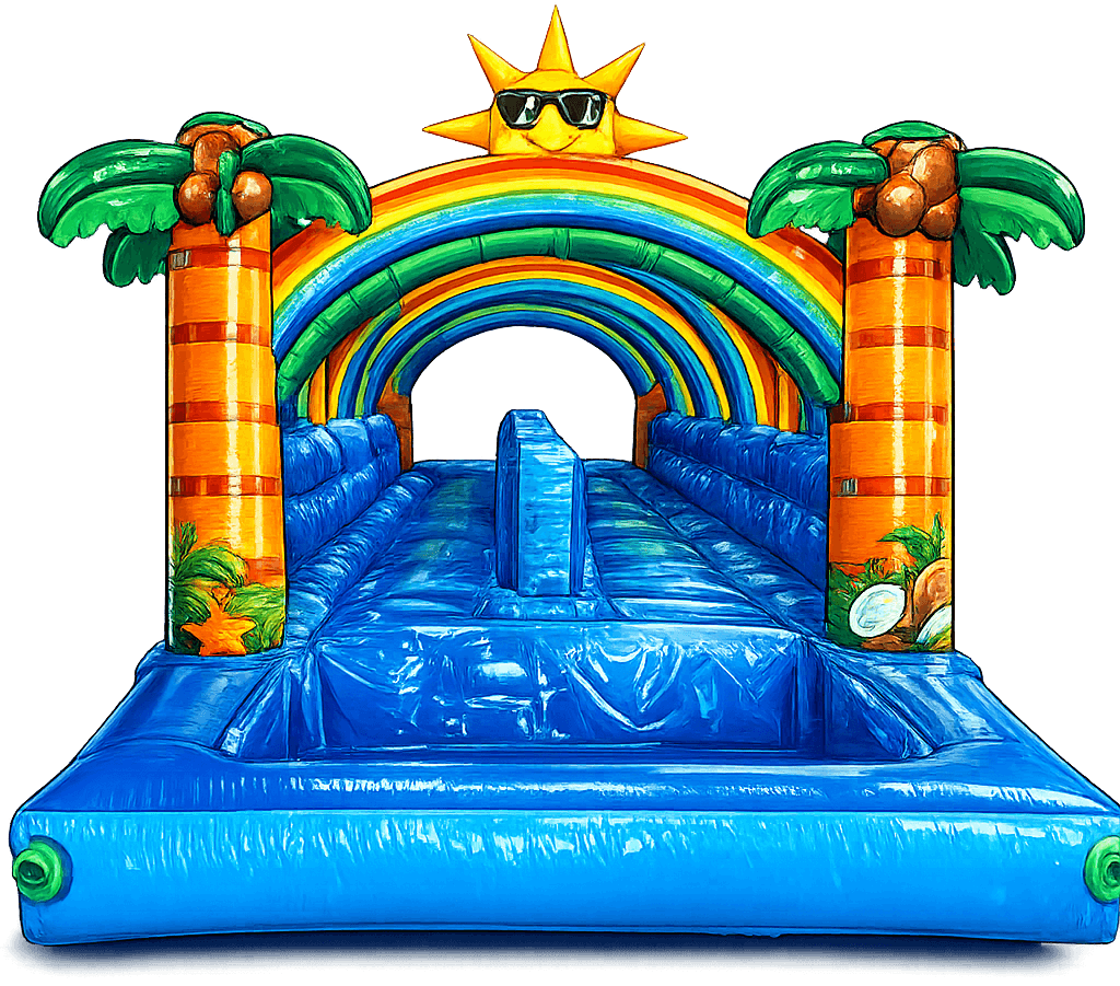 Escorregador Aquático disponível para aluguel em São Paulo Jundiaí, Campinas e região