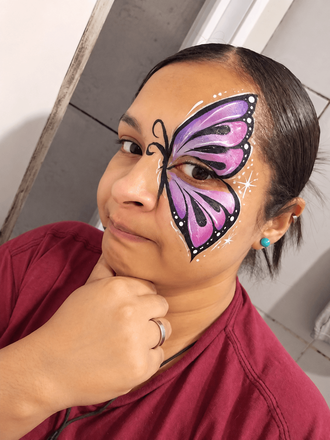 Pintura facial + Escultura de balões miniatura 2