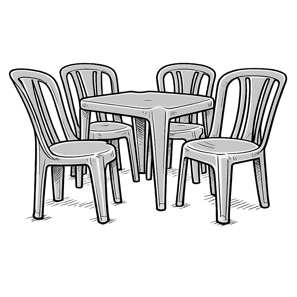 Mesas e Cadeiras disponível para aluguel em São Paulo Jundiaí, Campinas e região