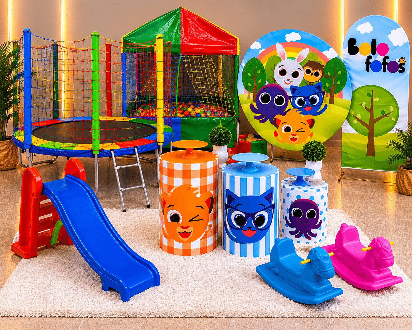 Kit festa infantil completo